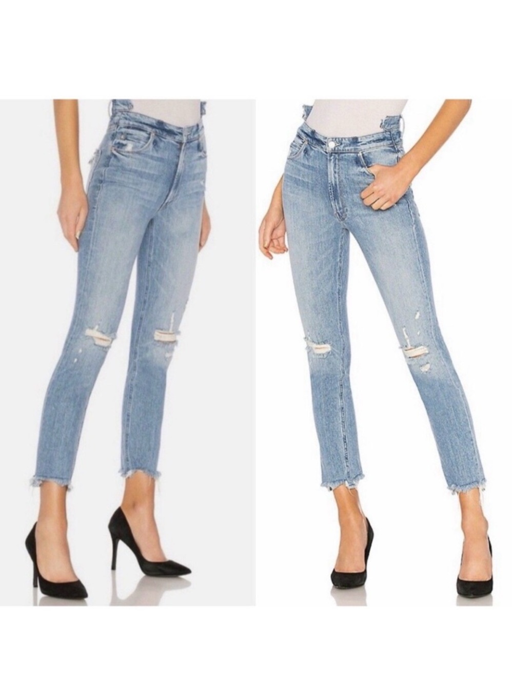 Mother Superior 29 The Dazzler Shift Chew Misbeliever Jeans Light Wash Blue